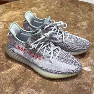 Yeezy Boost 350 V2 Gray with Red Accents